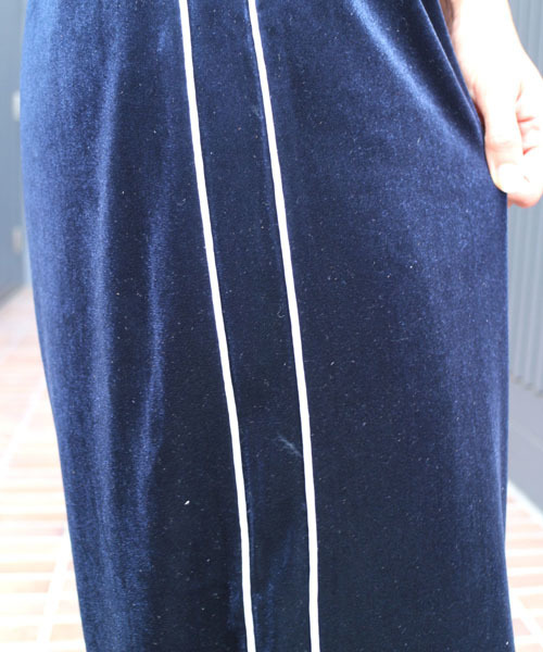 FREE'S MART（フリーズマート）の「◆パイピングラインベロアパンツ（その他パンツ・レディース・ネイビー/ブラウン/ピンク・FREE）」の8枚目の写真