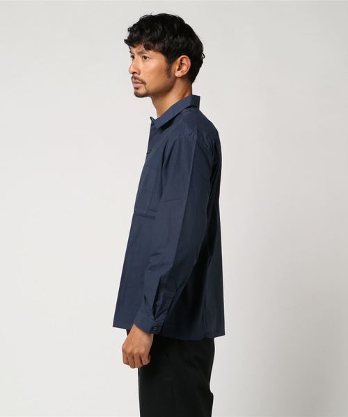 BEAUTY&YOUTH UNITED ARROWS（ビューティーアンドユースユナイテッドアローズ）の「BY ガーメントダイ オープンカラー シャツ ◆（シャツ/ブラウス・メンズ・ホワイト/モカ/ネイビー・X-LARGE/SMALL/MEDIUM/LARGE）」の12枚目の写真