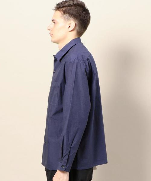 BEAUTY&YOUTH UNITED ARROWS（ビューティーアンドユースユナイテッドアローズ）の「BY ガーメントダイ オープンカラー シャツ ◆（シャツ/ブラウス・メンズ・ホワイト/モカ/ネイビー・X-LARGE/SMALL/MEDIUM/LARGE）」の14枚目の写真