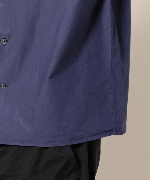 BEAUTY&YOUTH UNITED ARROWS（ビューティーアンドユースユナイテッドアローズ）の「BY ガーメントダイ オープンカラー シャツ ◆（シャツ/ブラウス・メンズ・ホワイト/モカ/ネイビー・X-LARGE/SMALL/MEDIUM/LARGE）」の6枚目の写真