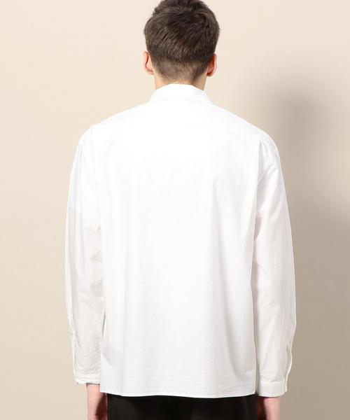 BEAUTY&YOUTH UNITED ARROWS（ビューティーアンドユースユナイテッドアローズ）の「BY ガーメントダイ オープンカラー シャツ ◆（シャツ/ブラウス・メンズ・ホワイト/モカ/ネイビー・X-LARGE/SMALL/MEDIUM/LARGE）」の9枚目の写真