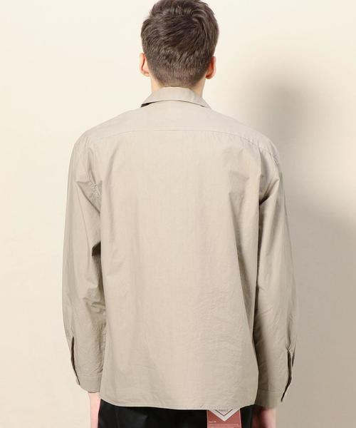 BEAUTY&YOUTH UNITED ARROWS（ビューティーアンドユースユナイテッドアローズ）の「BY ガーメントダイ オープンカラー シャツ ◆（シャツ/ブラウス・メンズ・ホワイト/モカ/ネイビー・X-LARGE/SMALL/MEDIUM/LARGE）」の11枚目の写真