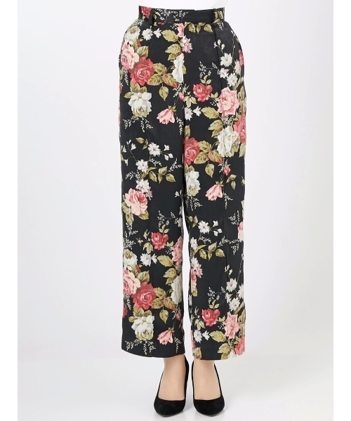 EMODA（エモダ）の「ワイドハイウエストパンツ（その他パンツ・レディース・ブラック/レッド・MEDIUM/SMALL）」の15枚目の写真