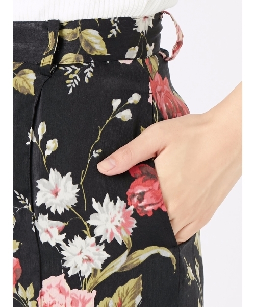 EMODA（エモダ）の「ワイドハイウエストパンツ（その他パンツ・レディース・ブラック/レッド・MEDIUM/SMALL）」の10枚目の写真