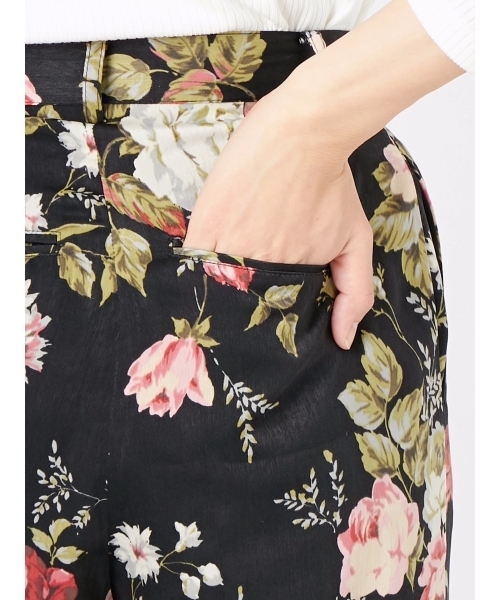 EMODA（エモダ）の「ワイドハイウエストパンツ（その他パンツ・レディース・ブラック/レッド・MEDIUM/SMALL）」の9枚目の写真