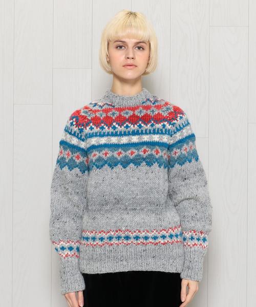 CHAMULA（チャムラ）の「＜CHAMULA＞FAIRISLE KNIT PULLOVER/ﾆｯﾄ