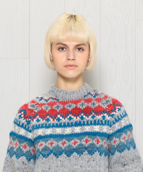CHAMULA（チャムラ）の「＜CHAMULA＞FAIRISLE KNIT PULLOVER/ﾆｯﾄ