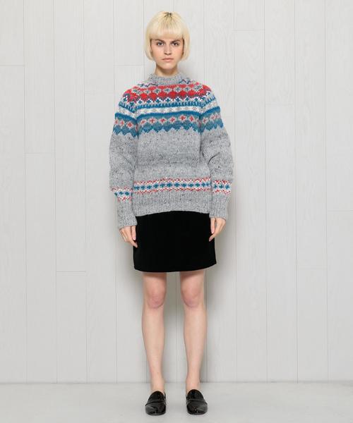 CHAMULA（チャムラ）の「＜CHAMULA＞FAIRISLE KNIT PULLOVER/ﾆｯﾄ