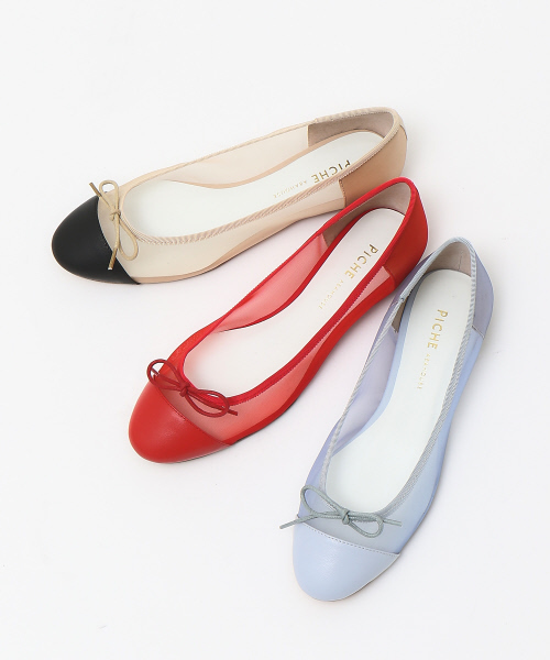 PICHE ABAHOUSE(ピシェ アバハウス)の「トウキャップバレエシューズ(パンプス・レディース・ライトブルー/ブラック/レッド・38/35/36/37/39/40/34)」の13枚目の写真