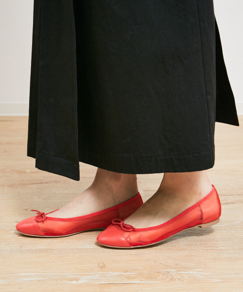 PICHE ABAHOUSE(ピシェ アバハウス)の「トウキャップバレエシューズ(パンプス・レディース・ライトブルー/ブラック/レッド・38/35/36/37/39/40/34)」の16枚目の写真