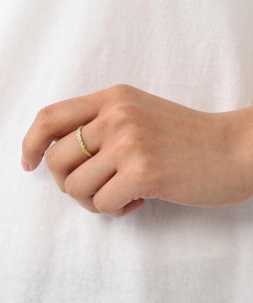 KAORU（カオル）の「＜KAORU＞BRAID RING K18/リングΨ（リング）」 - WEAR