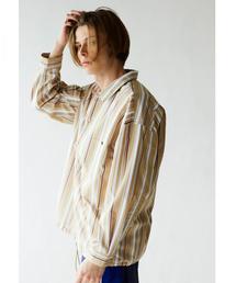 MONKEY TIME | 【予約】＜monkey time＞ STRIPE SHIRT JACKET/シャツジャケット(シャツ/ブラウス)