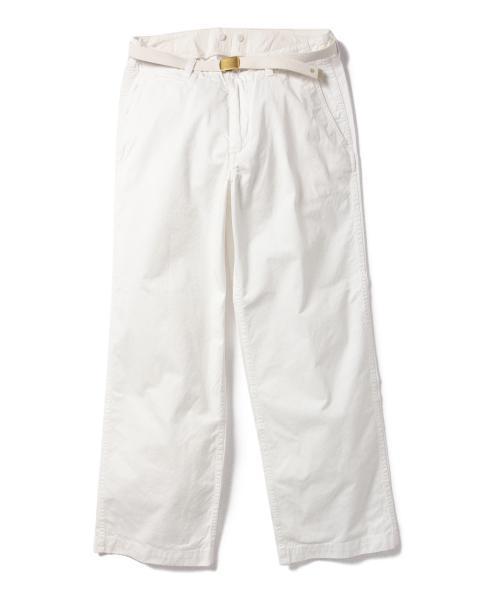 MASTER&Co（マスターアンドコー）の「MASTER&Co. / ワイドチノパンツ MC076（チノパンツ・メンズ・ブラック/ベージュ/ネイビー/ホワイト/カーキ・SMALL/MEDIUM/X-SMALL）」の2枚目の写真