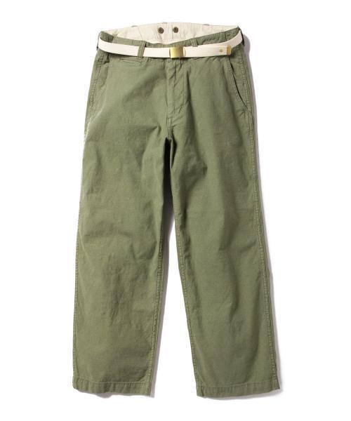 MASTER&Co（マスターアンドコー）の「MASTER&Co. / ワイドチノパンツ MC076（チノパンツ・メンズ・ブラック/ベージュ/ネイビー/ホワイト/カーキ・SMALL/MEDIUM/X-SMALL）」の5枚目の写真