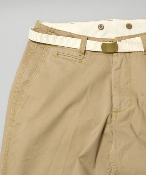 MASTER&Co（マスターアンドコー）の「MASTER&Co. / ワイドチノパンツ MC076（チノパンツ・メンズ・ブラック/ベージュ/ネイビー/ホワイト/カーキ・SMALL/MEDIUM/X-SMALL）」の8枚目の写真