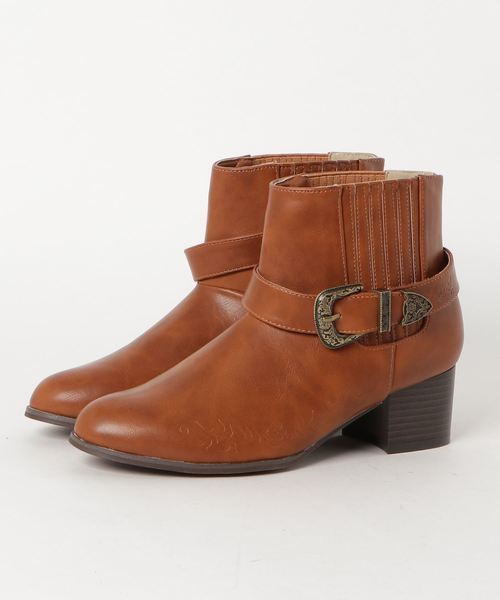 axes femme（アクシーズファム）の「サイドゴアブーツ（ブーツ・レディース・ブラック/ブラウン/キャメル・MEDIUM/LARGE）」の3枚目の写真