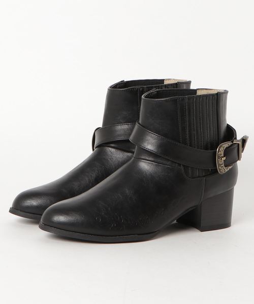 axes femme（アクシーズファム）の「サイドゴアブーツ（ブーツ・レディース・ブラック/ブラウン/キャメル・MEDIUM/LARGE）」の2枚目の写真