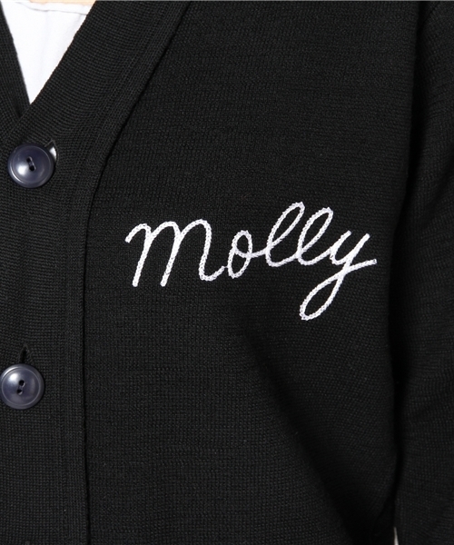 BEAMS BOY（ビームスボーイ）の「□BEAMS BOY / 12ゲージ ハーフミラノスクールVカーディガン（カーディガン/ボレロ・レディース・ブラック/ワイン・ONE SIZE）」の11枚目の写真