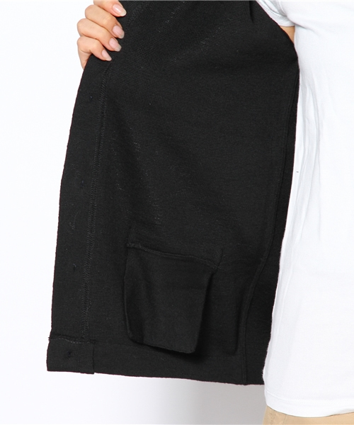 BEAMS BOY（ビームスボーイ）の「□BEAMS BOY / 12ゲージ ハーフミラノスクールVカーディガン（カーディガン/ボレロ・レディース・ブラック/ワイン・ONE SIZE）」の12枚目の写真