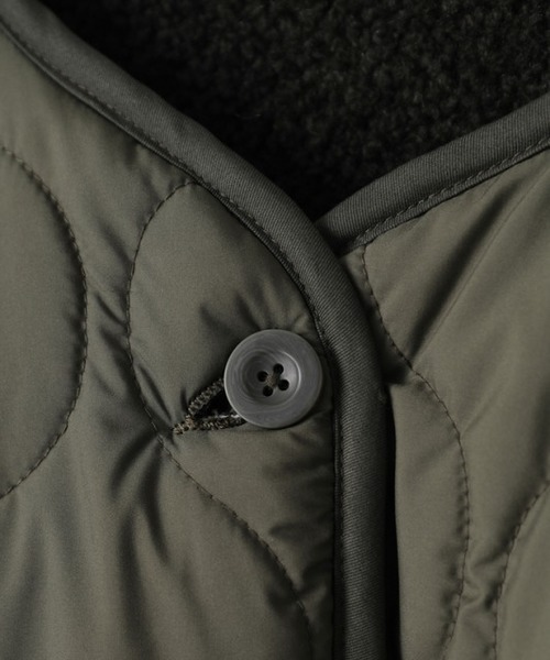 CLANE(クラネ)の「REVERSIBLE MILITARY BOA JACKET(その他アウター・レディース・ブラック/カーキ/アイボリー・FREE)」の9枚目の写真