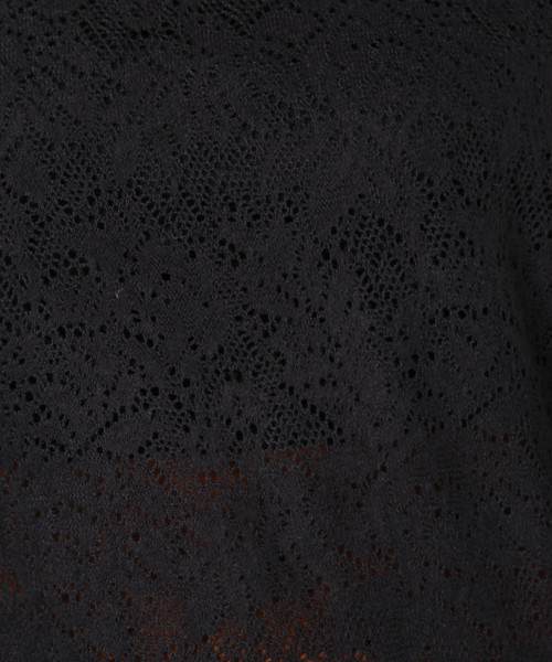 LOWRYS FARM(ローリーズファーム)の「キモウレースプルオーバー 814077(Tシャツ/カットソー・レディース・ブラック/エンジ/オフホワイト・MEDIUM/LARGE)」の6枚目の写真
