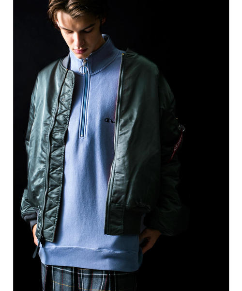 Alpha Industries(アルファインダストリーズ)の「<ALPHA INDUSTRIES> MA-1 CORE SPEC/ブルゾン(MA-1・メンズ・ダークグレー・LARGE/X-LARGE/MEDIUM/SMALL)」の3枚目の写真
