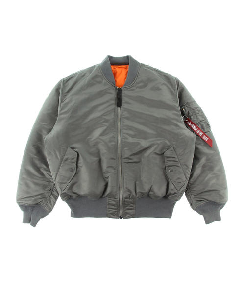 Alpha Industries(アルファインダストリーズ)の「<ALPHA INDUSTRIES> MA-1 CORE SPEC/ブルゾン(MA-1・メンズ・ダークグレー・LARGE/X-LARGE/MEDIUM/SMALL)」の6枚目の写真
