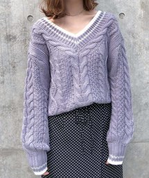 one after another NICE CLAUP | チルデンニット(ニット/セーター)