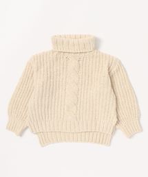 GLOBAL WORK | 【キッズ】ユルタートルモールニットプルオーバー/804770(ニット/セーター)