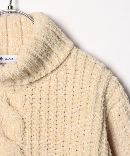 GLOBAL WORK(グローバルワーク)の「【キッズ】ユルタートルモールニットプルオーバー/804770(ニット/セーター・キッズ・グレー/ホワイト系その他2・SMALL/MEDIUM/LARGE/X-LARGE/XX-LARGE)」の10枚目の写真