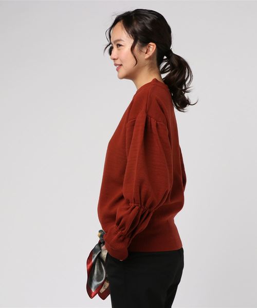 Ameri（アメリ）の「MICHELIN SCARF KNIT（ニット/セーター）」 - WEAR