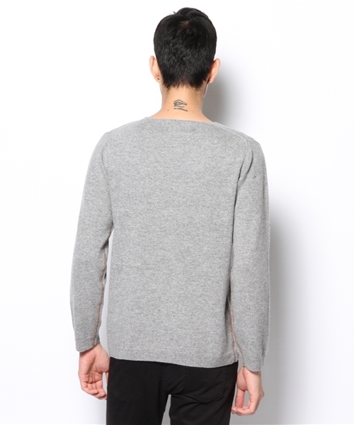 SHIPS JET BLUE（シップスジェットブルー）の「JB: カシミヤ Vネックニット（ニット/セーター・メンズ・ブラック/チャコールグレー/グリーン/オレンジ・LARGE/SMALL/MEDIUM）」の7枚目の写真