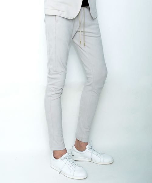 junhashimoto（ジュンハシモト）の「SLIM JERSEY PANTS（その他パンツ・メンズ・ダークネイビー/ブラック/ベージュ/ネイビー/チャコールグレー/サンドベージュ・4/2/5/6/3）」の4枚目の写真