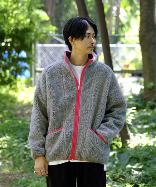 SUNNY SPORTS(サニースポーツ)の「【ZOZOTOWN限定】SUNNY SPORTS/サニースポーツ V-STAND JACKET(ブルゾン)」|グレー
