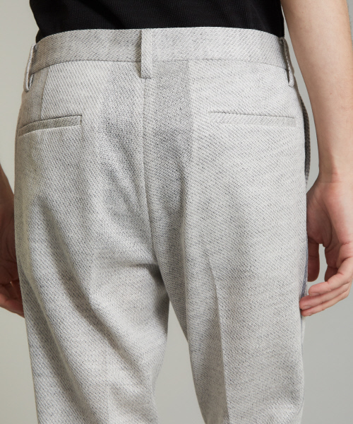 5351 POUR LES HOMMES（ゴーサンゴーイチプールオム）の「【セットアップ対応】サマーブレードノータックスリムテーパードパンツ（その他パンツ・メンズ・ライトグレー/ブラック・44/46/48/50）」の9枚目の写真