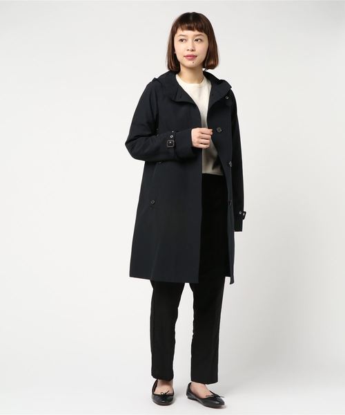 Traditional Weatherwear(トラディショナルウェザーウェア)の「DELVINE(モッズコート・レディース・ベージュ/ネイビー/レッド/ライトインディゴブルー・34/32)」の3枚目の写真