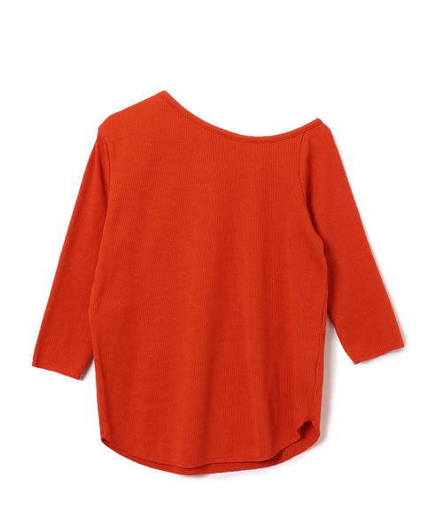 SHIPS(シップス)の「Prefer SHIPS:7部袖アシンメトリーカットソー(Tシャツ/カットソー・レディース・ベージュ/グレー/オレンジ/ライトグリーン・ONE SIZE)」の12枚目の写真