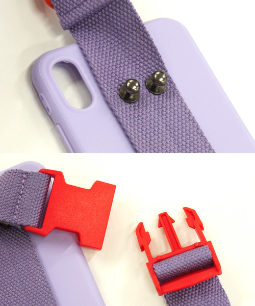 DONOBAN（ドノバン）の「バックル付iPhoneケース【XSmax専用】（スマホケース/カバー・レディース・ブラック/パープル/グリーン・ONESIZE）」の6枚目の写真