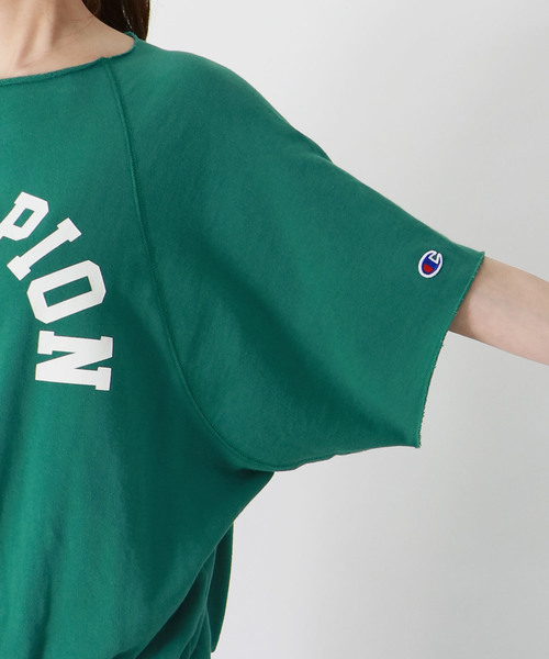 Champion（チャンピオン）の「【Champion】ロゴビッグクルーネックスウェット（スウェット・レディース・ホワイト/グレー/グリーン/ネイビー・M）」の18枚目の写真
