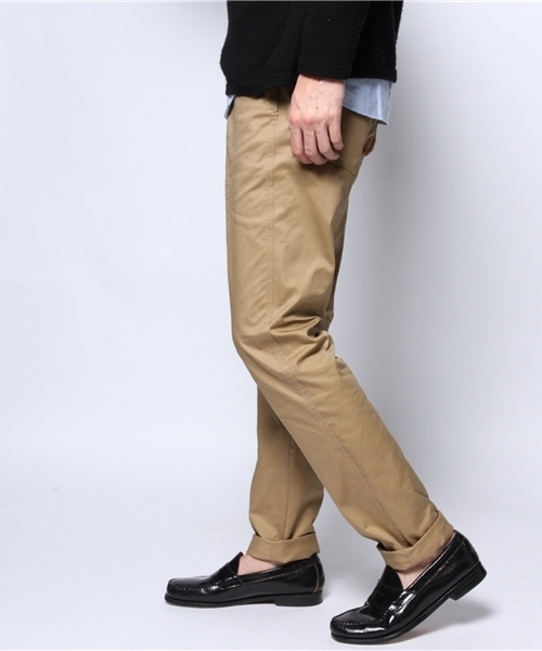 JOURNAL STANDARD（ジャーナルスタンダード）の「ウエポンストレッチ5ポケットロールアップパンツ（その他パンツ・メンズ・ブラック/ベージュ/ゴールド/ブルー系その他/ネイビー・MEDIUM/SMALL/LARGE）」の10枚目の写真