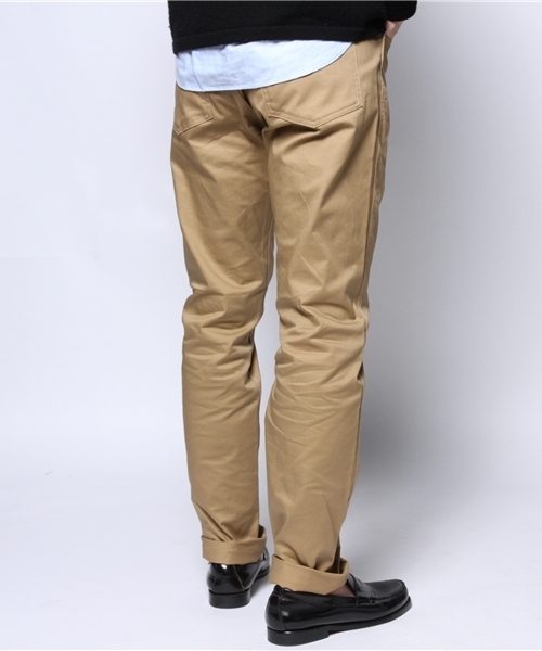 JOURNAL STANDARD（ジャーナルスタンダード）の「ウエポンストレッチ5ポケットロールアップパンツ（その他パンツ・メンズ・ブラック/ベージュ/ゴールド/ブルー系その他/ネイビー・MEDIUM/SMALL/LARGE）」の11枚目の写真