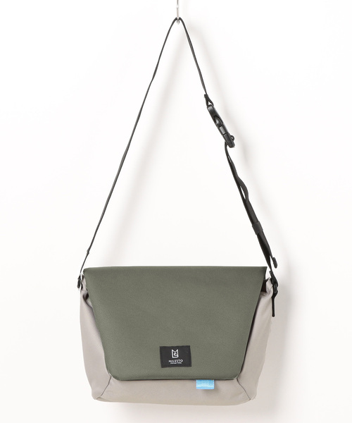 MILESTO(ミレスト)の「【MILESTO/ミレスト】NAUGHTIAM 別注 Hutte メッセンジャーバッグ S(ショルダーバッグ・レディース・ブラック/ネイビー/ブラック系その他/グレイッシュベージュ・FREE)」の13枚目の写真