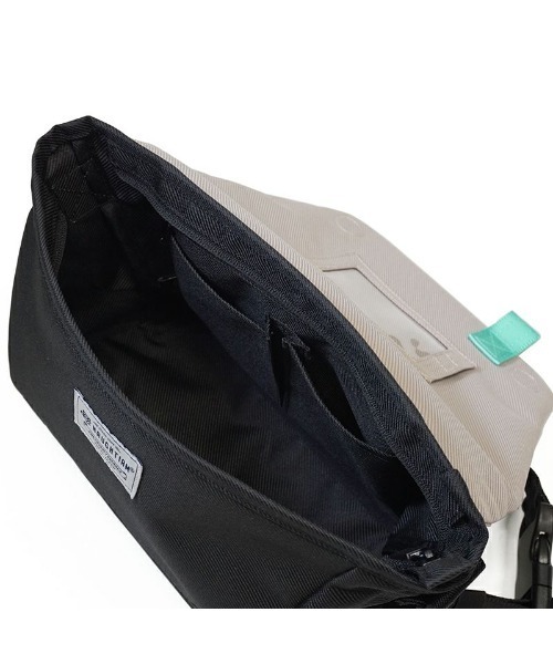 MILESTO(ミレスト)の「【MILESTO/ミレスト】NAUGHTIAM 別注 Hutte メッセンジャーバッグ S(ショルダーバッグ・レディース・ブラック/ネイビー/ブラック系その他/グレイッシュベージュ・FREE)」の16枚目の写真