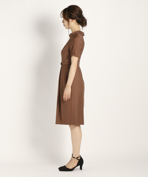 セール ワンピース ワンピース ｔ ｒギャバウォッシュ ワンピース ワンピース Strawberry Fields ストロベリーフィールズ のファッション