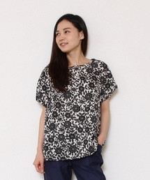 coen | テンセル混大花柄ブラウス(シャツ/ブラウス)