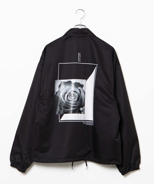 WEGO(ウィゴー)の「WEGO/Roseコーチジャケット(ブルゾン・メンズ・ホワイト/ブラック・MEDIUM/LARGE)」の12枚目の写真