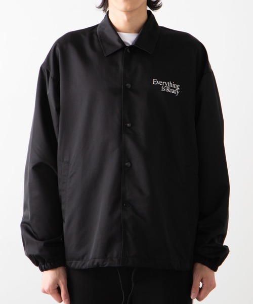 WEGO(ウィゴー)の「WEGO/Roseコーチジャケット(ブルゾン・メンズ・ホワイト/ブラック・MEDIUM/LARGE)」の9枚目の写真