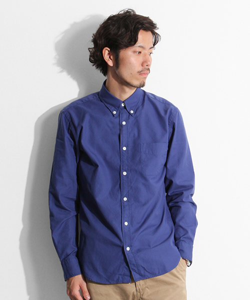 URBAN RESEARCH（アーバンリサーチ）の「UR PIN OX BUTTONDOWN SHT（シャツ/ブラウス・メンズ・ブラック/ライトブルー/ブルー/ホワイト・LARGE/MEDIUM）」の4枚目の写真