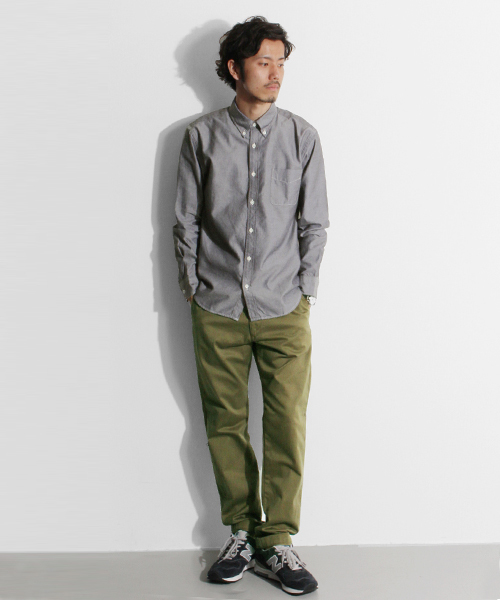 URBAN RESEARCH（アーバンリサーチ）の「UR PIN OX BUTTONDOWN SHT（シャツ/ブラウス・メンズ・ブラック/ライトブルー/ブルー/ホワイト・LARGE/MEDIUM）」の5枚目の写真