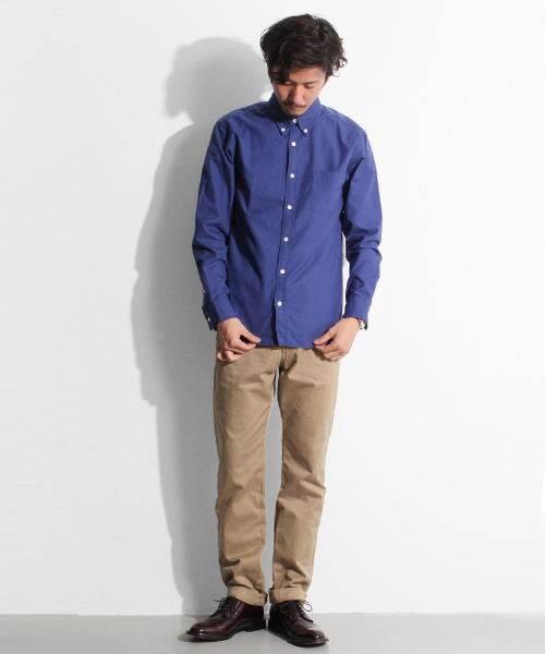 URBAN RESEARCH（アーバンリサーチ）の「UR PIN OX BUTTONDOWN SHT（シャツ/ブラウス・メンズ・ブラック/ライトブルー/ブルー/ホワイト・LARGE/MEDIUM）」の7枚目の写真